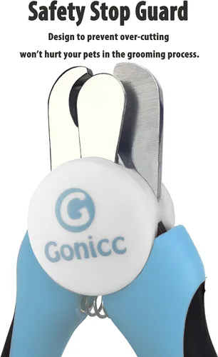 Vista 4 de gonicc Cortauñas profesionales para mascotas pequeñas y cepillo de aseo para mascotas