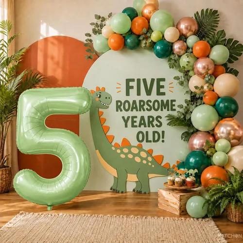 Vista 384 de KatchOn Globo negro del número 1 de 40 pulgadas, globo de feliz cumpleaños Large Mylar Number One Balloon for 1st Birthday Decorations, Foil