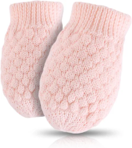 Vista 37 de Guantes de punto para bebés, niños y niñas, guantes de invierno para recién nacidos, guantes de 0 a 3 años