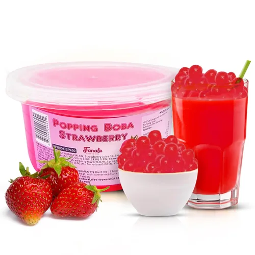 Vista 14 de Popping Bursting Boba Juice Ball - Blue Bubble Gum Flavor FPB026