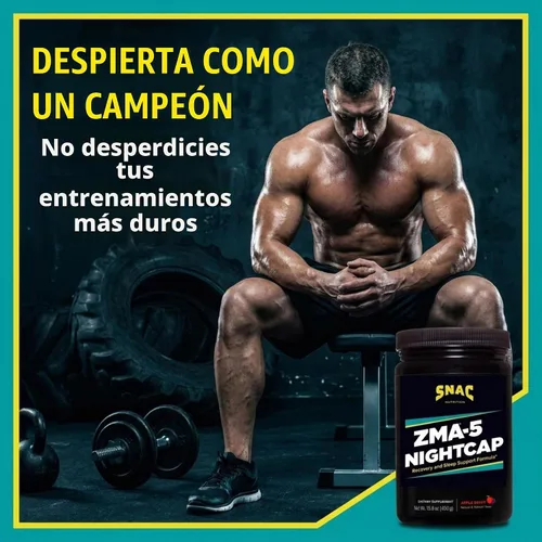 Vista 7 de ZMA-5 Nightcap Rapid Recovery - Suplemento preentrenamiento para sueño profundo, 15.87 oz