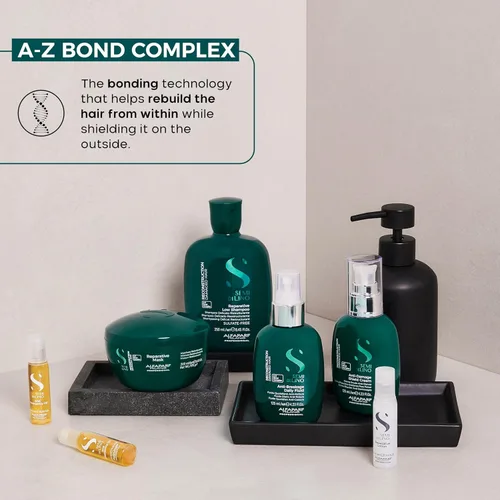 Vista 8 de ALFAPARF MILANO Semi di Lino Reconstruction Aceite de Emergencia SOS Reparativo - Tratamiento para la Rotura del Cabello para Fortalecer, Suavizar