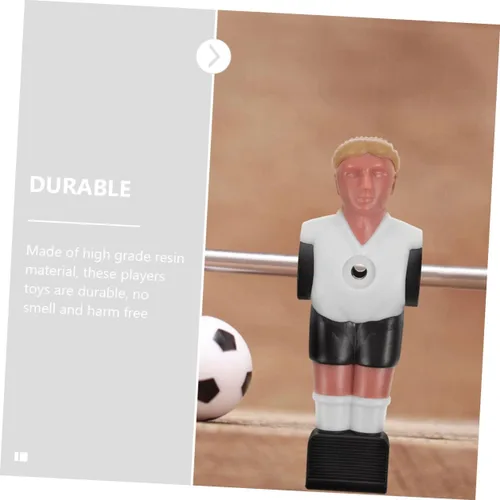 Vista 9 de BESPORTBLE Fútbol de mesa accesorio 10 unids resina jugador de fútbol figuras para futbolín juguete fútbol máquina piezas