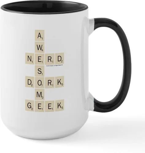 Vista 21 de CafePress Logo Taza de café de cerámica de 15 oz (15.0 fl oz)