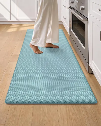 Vista 53 de Color&Geometry - Alfombra antideslizante para cocina Gris