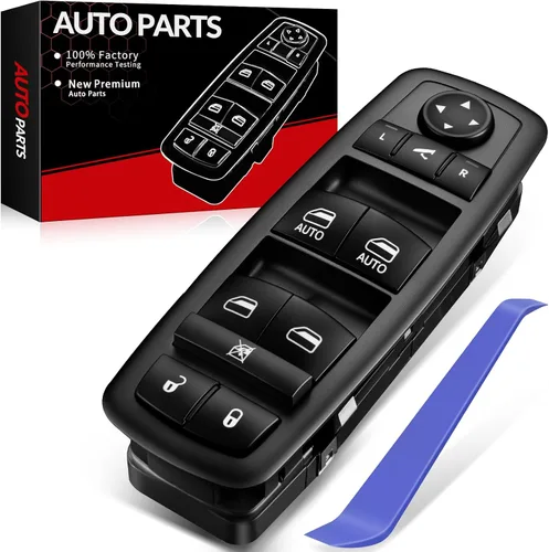 Vista 21 de Interruptor de ventana principal para Lincoln Town Car 2003 2004 2005 2006 2007 2008 Interruptor de control lateral del conductor OE# 5W1Z14529BA
