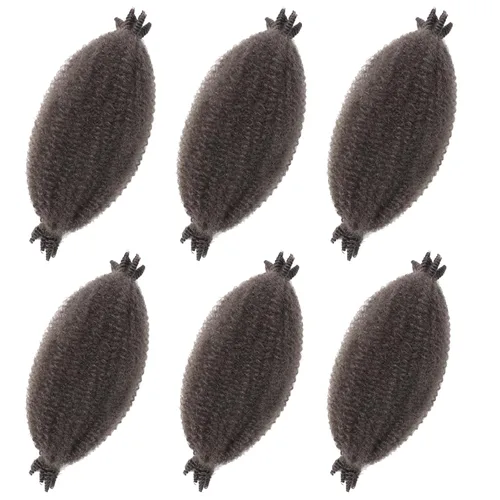 Vista 31 de Cabello para trenzar de 10 pulgadas para locs suaves sintéticos, trenzas de ganchillo Passion Spring Cuban Twist Hair Butterfly Loc Marley Twist