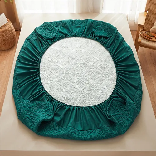 Vista 7 de Protector de colchón impermeable, transpirable, suave, para colchón de 6 a 18 pulgadas, funda de colchón lavable sin ruido para dormitorio, hotel