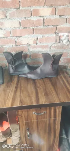 Vista 3 de Trajes para hombre vikingo SCA LARP del tobillo medieval para el calzado de Cosplay