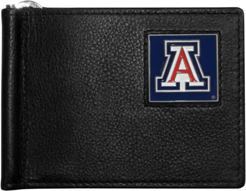 Vista 4 de Siskiyou Cartera deportiva de cuero con clip para billetes de la NCAA