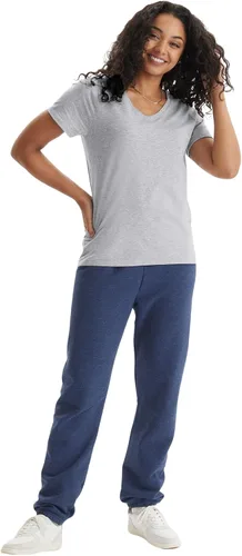 Vista 4 de Hanes Perfect-T Camiseta con cuello en V, para mujer, de manga corta, de algodón hilado en anillo