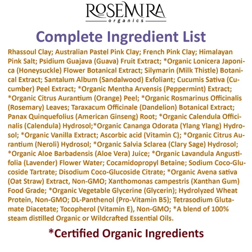 Vista 7 de Limpiador espumoso exfoliante marroquí de rosa roja – exfoliante, limpiador, equilibrante, tonificante – fabricado en Estados Unidos