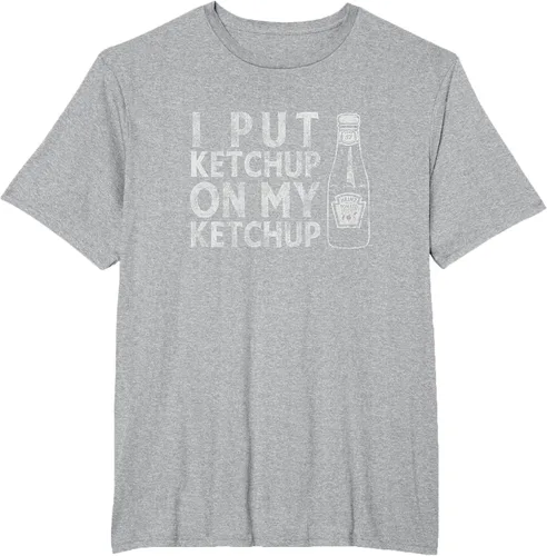 Vista 8 de Heinz Tomato Ketchup I Put Ketchup On My Ketchup - Camiseta envejecida, Negro