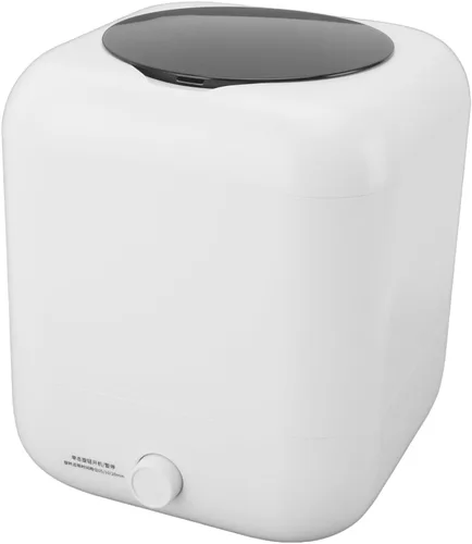Vista 3 de ANGGREK Mini lavadora compacta, 10W 2000mAh Mini lavadora para el hogar (blanco)