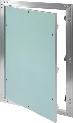 Vista 46 de Panel de acceso de aluminio para paneles de yeso de 6 x 6 pulgadas, puerta del eje de servicio, plomería, electricidad, calefacción, escotilla
