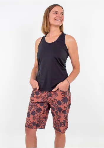 Vista 3 de Club Ride Apparel Savvy - Pantalones cortos de ciclismo para mujer, entrepierna de 11 pulgadas Cachemira caoba