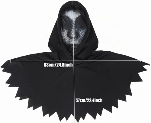 Vista 5 de Halloween Cosplay Mask Full Head Masque Face Mask Costume Masks for Role Play Stage Performance Party