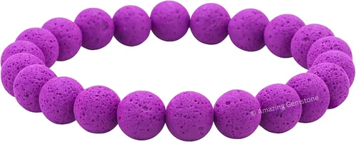 Vista 579 de Amazing Gemstone Crystal Bracelet for Women Men's Gifts - Protection Healing Crystal Bracelet - 8mm Gemstone Beaded Stretchable Bracelet Pulseras