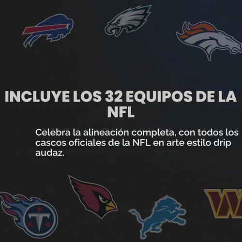 Vista 5 de NFL Mascots - Rompecabezas de 100 piezas para niños, producto oficial de la NFL, 14 x 19 pulgadas