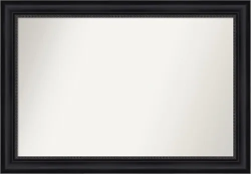 Vista 10 de Amanti Art Espejo personalizado, espejo de baño negro Astor, espejo de pared o espejo de tocador de baño sobre el fregadero (25 x 25 pulgadas)