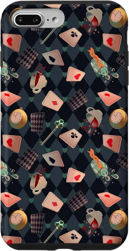 Vista 12 de Funda de regalo para iPhone 16 con diseño de cuento de hadas de Alicia en el país de las maravillas