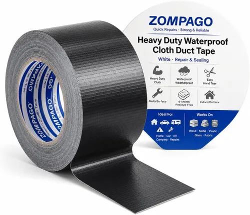 Vista 9 de ZOMPAGO Burlete transparente para puerta, 1 pulgada x 16.4 pies, cinta de sellado de silicona para puertas y ventanas, cinta de sellado autoadhesiva