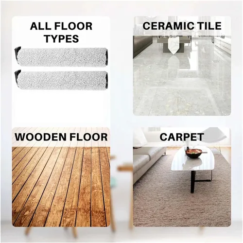 Vista 3 de McbeAn Rodillos de cepillo de repuesto, compatibles con Tineco, compatible con IFloor 3, compatible con Floor One S3 IFloor 2, kit de accesorios