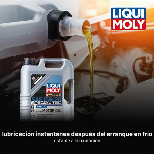 Vista 4 de LIQUI MOLY Special Tec F ECO SAE 5W-20 5 L Aceite de motor totalmente sintético SKU: 2264