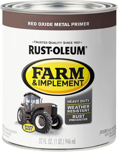 Vista 47 de Rust-Oleum Farm & Implement 280176 - Pintura esmaltada, galón, naranja (Allis Chalmers Orange)