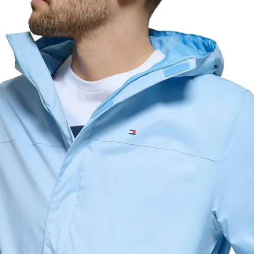 Vista 5 de Tommy Hilfiger Men's Lightweight Breathable Waterproof Hooded Jacket