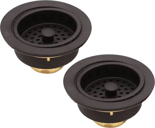 Vista 15 de Westbrass D214-12A - Colador grande para fregadero de cocina de 3-1/2 pulgadas, bronce antiguo