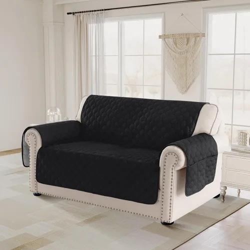 Vista 8 de Funda para Silla Cubierta para Silla Resistente al Agua Cubierta para Sofá Cubierta para Silla Lavable Respaldo de Goma Antideslizante Protector