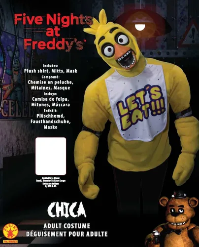 Vista 4 de Rubie's Costume Co. Disfraz de cinco noches en Freddy Chica para hombre