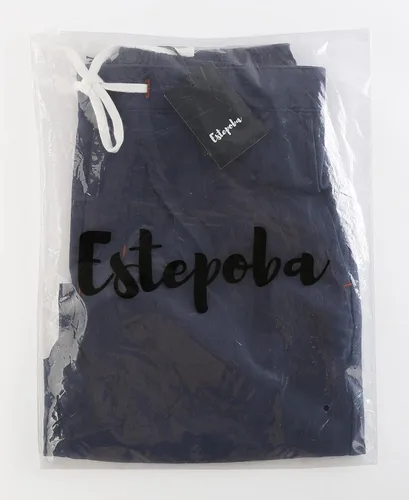 Vista 4 de Estepoba - Pantalones cortos de algodón para hombre estilo casual ajuste clásico con cordón
