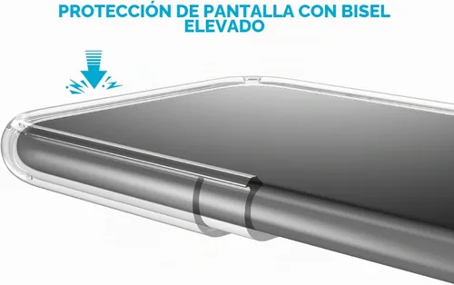 Vista 6 de Speck Funda para iPhone SE 2020/iPhone 8 Presidio transparente + funda con purpurina, resistente a los arañazos IMPACTIUM 8 pies protección contra