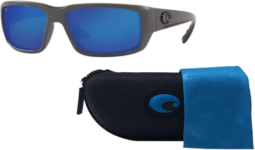 Vista 3 de Costa Fantail 6S9006 - Lentes de sol rectangulares para hombre paquete con kit de gafas de cortesía iWear de diseñador