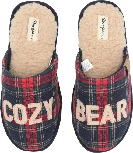 Vista 6 de Dearfoams Pantuflas unisex para adultos de la colección familiar de oso