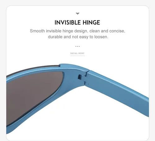 Vista 7 de Heacety Sports Sunglasses Men Women Outdoor Fashion UV400 Cat Eye Punk Pop Sunglasses