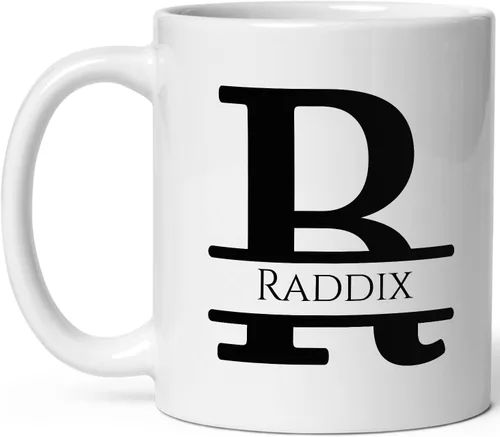 Vista 32 de Taza de café personalizada con monograma, letra inicial A personalizada para mujeres, hombres, niñas, niños, papás, mamás amigos, taza de café