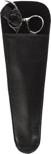 Vista 3 de ShearsDirect Cizalla ergonómica curvada de 8 pulgadas con mango fuera de juego y reposamanos fijo