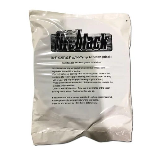 Vista 6 de FireBlack® Kit de juntas autoadhesivas 34 solo para Kamado Joe SM MED