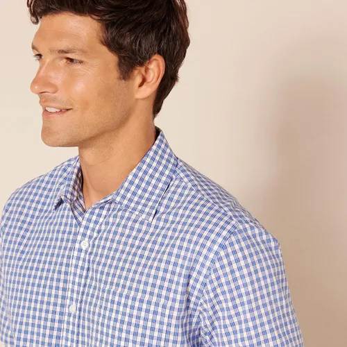 Vista 4 de Tienda Essentials Mens Regular-Fit Long-Sleeve Casual Poplin Shirt