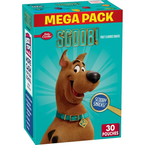Vista 14 de Scooby-Doo Snacks con sabor a frutas, sin gluten, aperitivos para niños, 10 unidades, 8 onzas (paquete de 8)