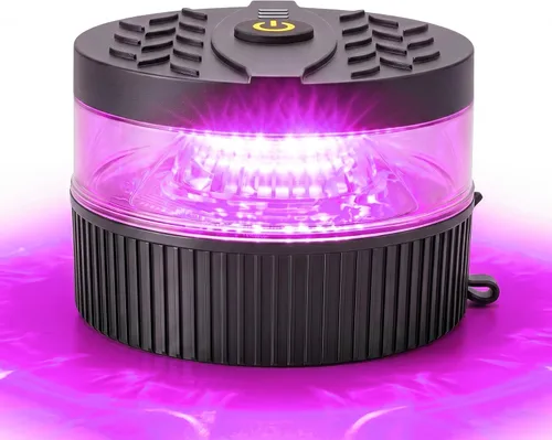 Vista 10 de Luz estroboscópica ámbar con base magnética, portátil USB-C recargable, mini luces LED intermitentes de emergencia para camiones, vehículos