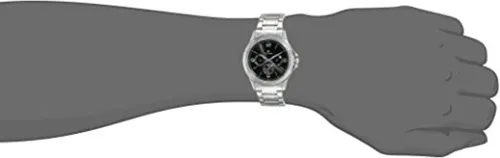 Vista 4 de Titan Workwear - Reloj cronógrafo para hombre, cuarzo, resistente al agua, correa de acero inoxidable