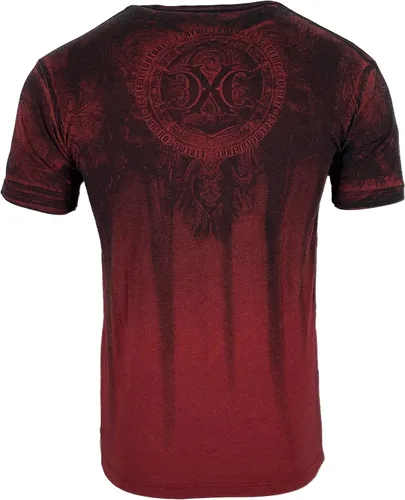 Vista 2 de Xtreme Couture Affliction Shadow Walker - Camiseta para hombre, color rojo, Rojo