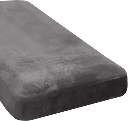 Vista 123 de H.VERSAILTEX Funda de cojín elástica de terciopelo para sofá, funda de cojín de felpa para cojines de silla, protector de muebles, cojín de asiento