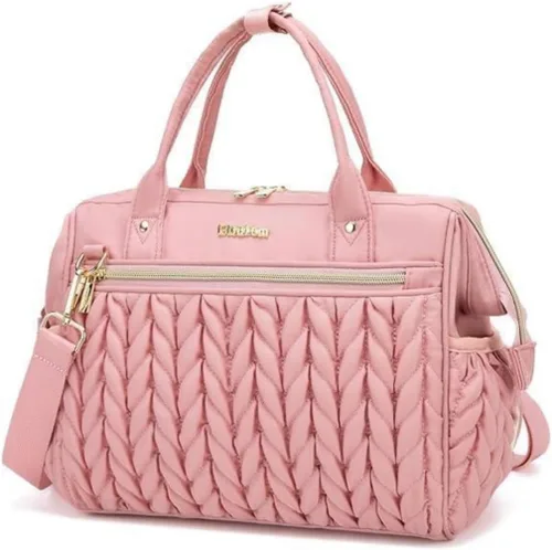 Vista 8 de Bolso Pequeño de Pañales, Bolso Mediano de Pañales Convertible para Mujer, Bolso de Pañales de Mano y Bandolera