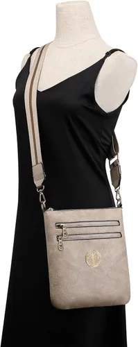 Vista 67 de Montana West Bolsos cruzados para mujer con múltiples bolsillos y correa ajustable
