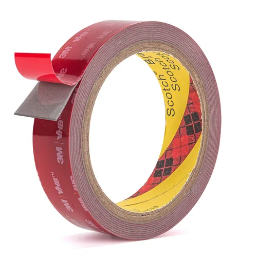 Vista 10 de Hasaky Cinta de doble cara resistente, cinta de montaje de 0.39 pulgadas x 10 pies, cinta adhesiva fuerte de doble cara, cinta de espuma impermeable